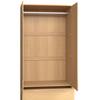 GARDEROB MARLO - ekfärgad, Modern, trämaterial/trä (100/223/60cm) - Bessagi Home