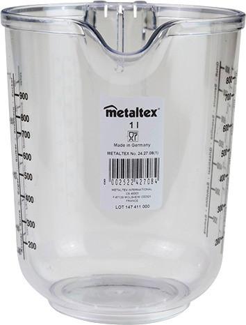 Mérőpohár Űrtartalom: Kb. 1l - műanyag (13/16/13cm) - Metaltex