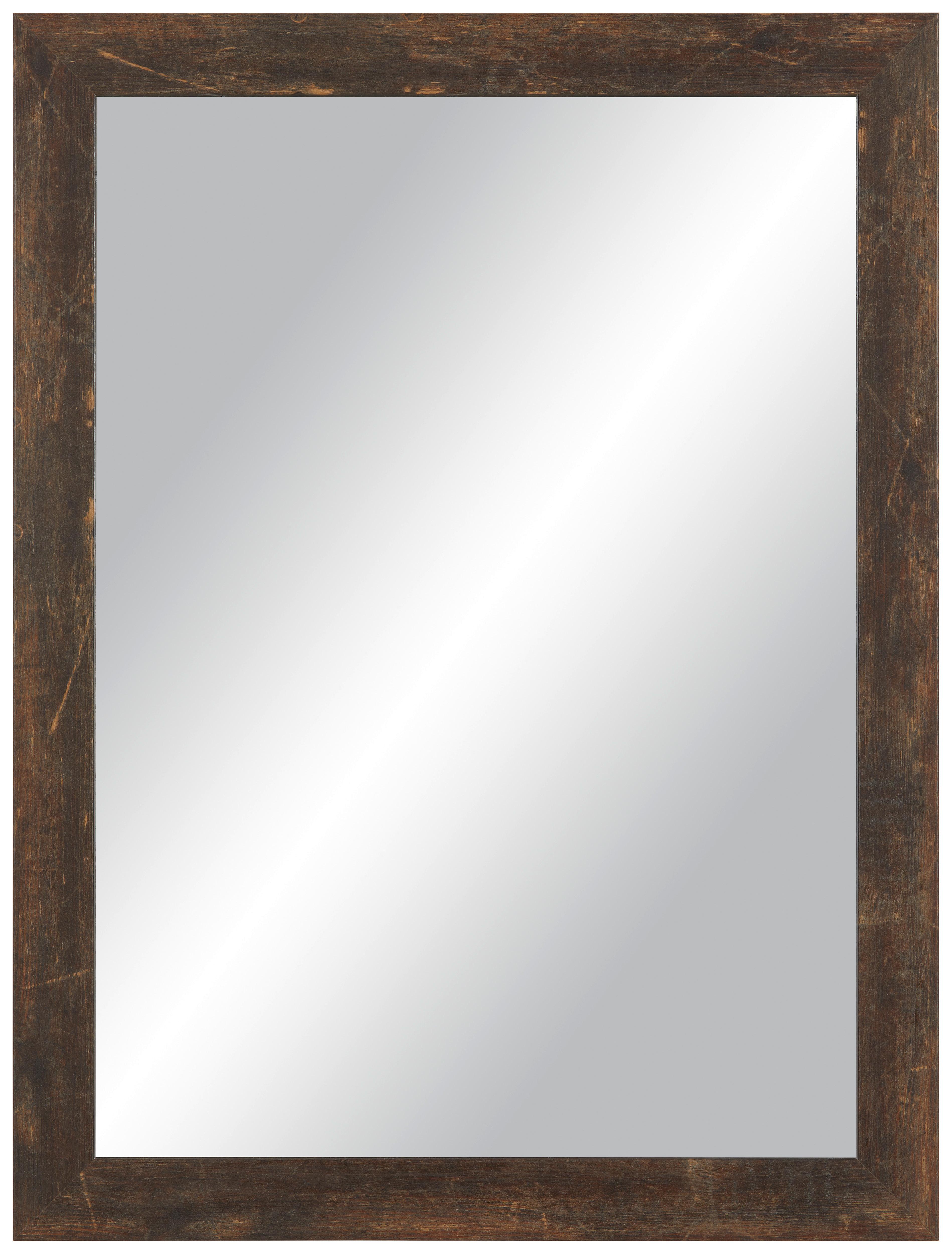 Wandspiegel mit Holzrahmen - MODERN, Glas/Holzwerkstoff (62/82cm) - Modern Living