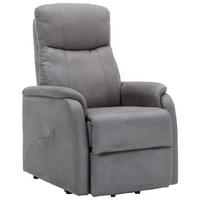 Scaun de relaxare JOHNSY - gri, Konventionell, plastic/metal (73/110/94cm) - Mömax