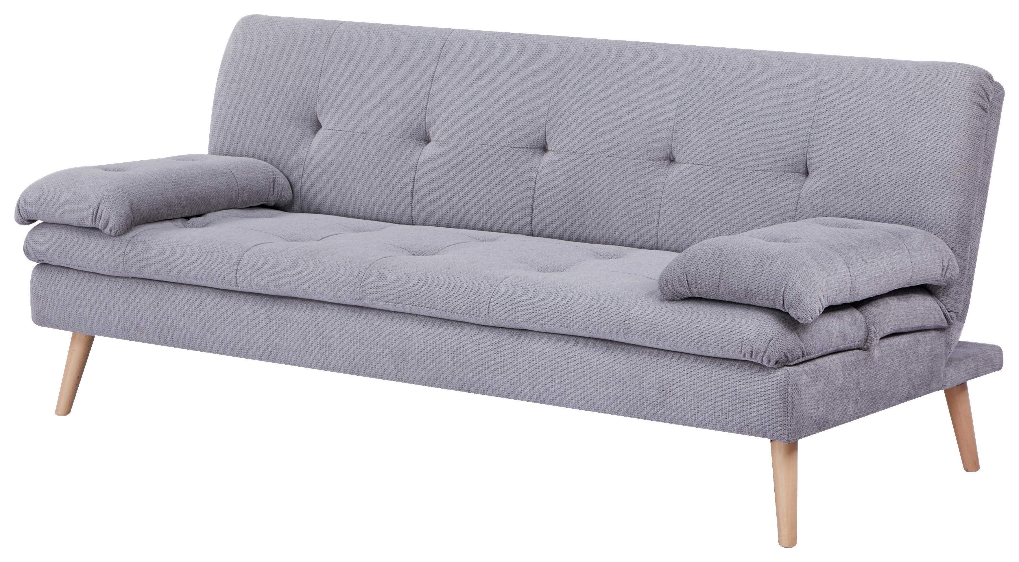 Zofa Armano, Posteljna Funkcija, Siva - siva/naravne barve, Basics, tekstil/les (190/83/87cm) - P & B