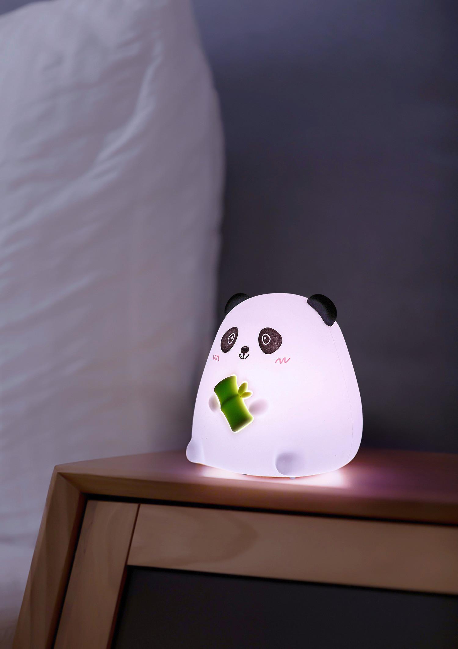 Ukrasna Led Lampa Pandi - bela, Moderno, plastika (8,3/8,3/8,7cm) - Mömax