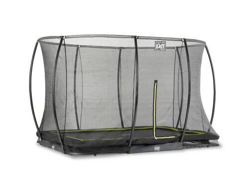 Trampolin Exit Schwarz - Schwarz, KONVENTIONELL, Kunststoff/Metall (366/203/244cm) - EXIT Toys