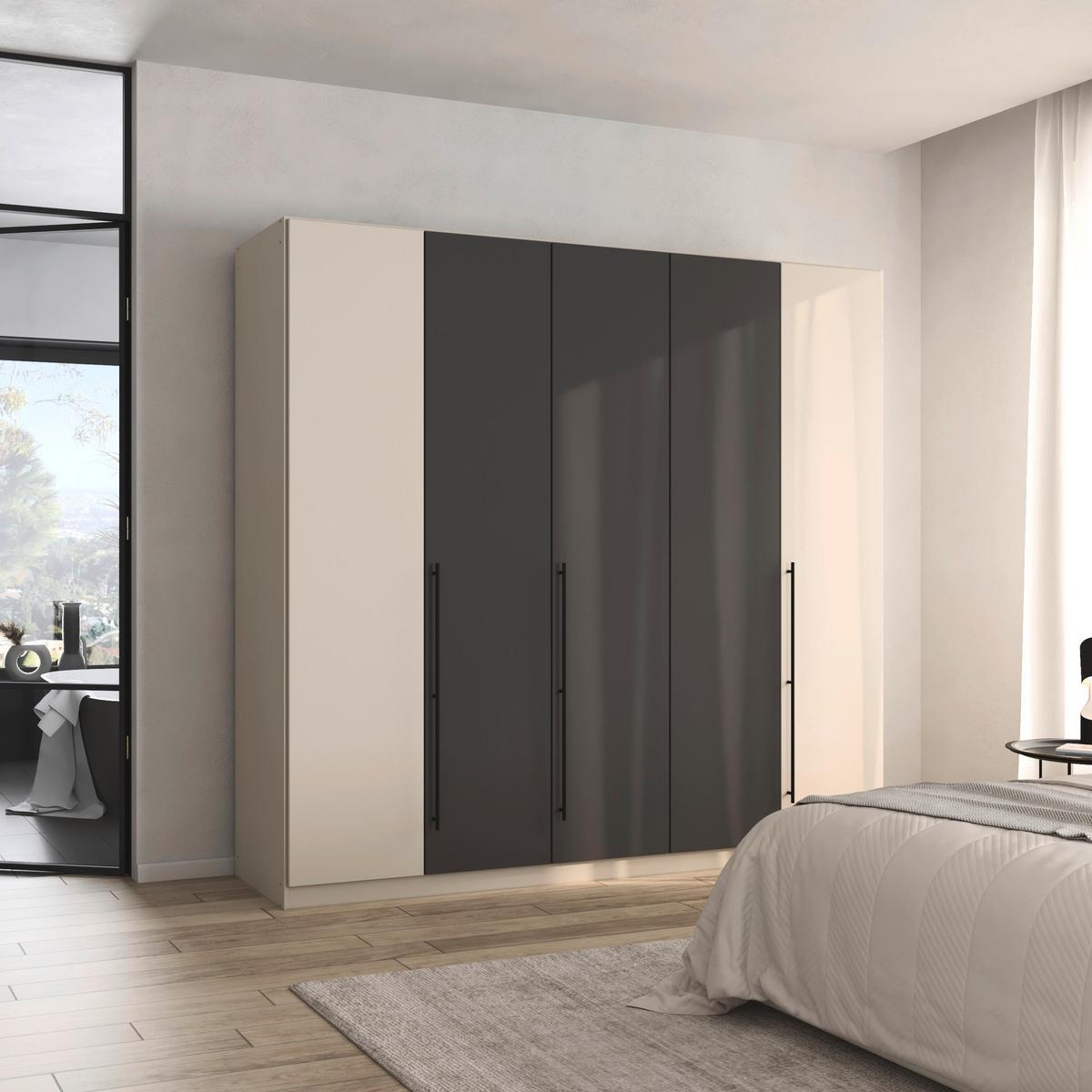 Ormar Sa Klasičnim Vratima Safari - šampanjac/siva, Konvencionalno, metal/pločasti materijal (226/210/54cm) - Modern Living