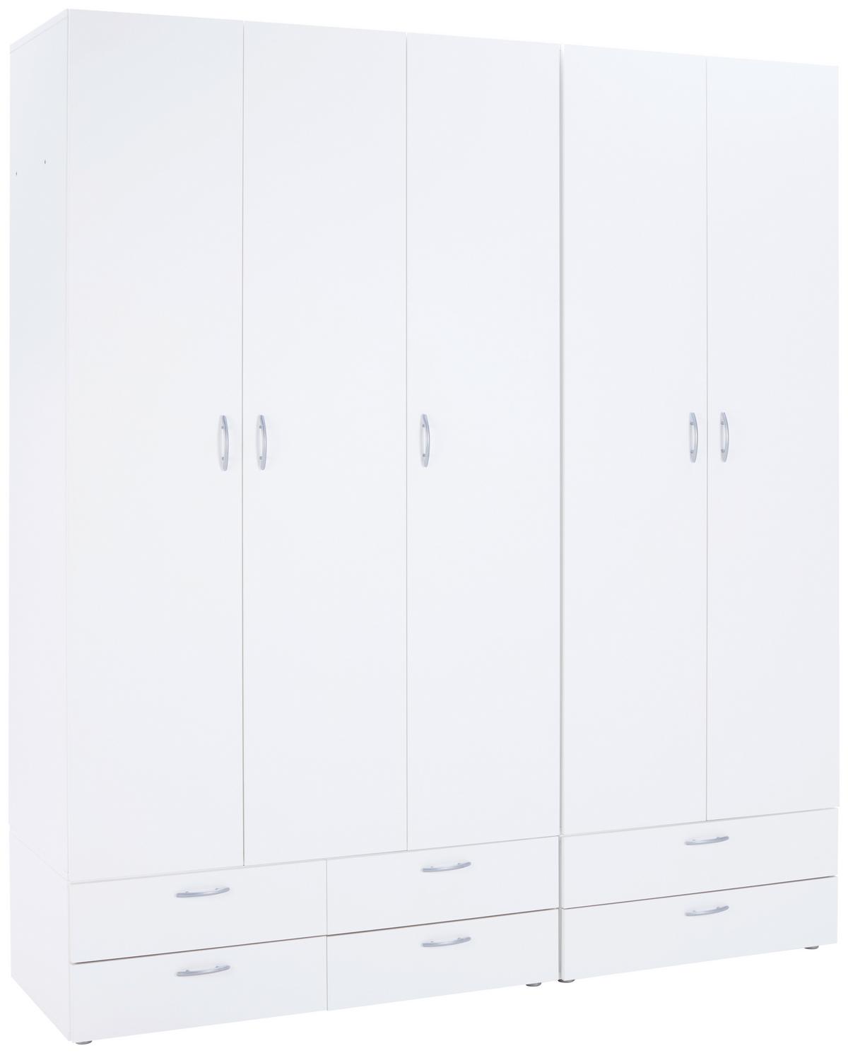 Predalnik Basic, Bela - bela, Konvencionalno, leseni material (110,7/35/51,9cm) - Mömax