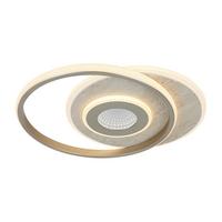LAMPA SUFITOWA LED PUL - szampanowy, Modern, tworzywo sztuczne/metal (42/35/6cm) - Mömax