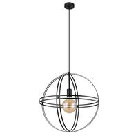 Hängeleuchte Tamara max. 60 Watt - Schwarz, Design, Metall (50/120cm) - Globo