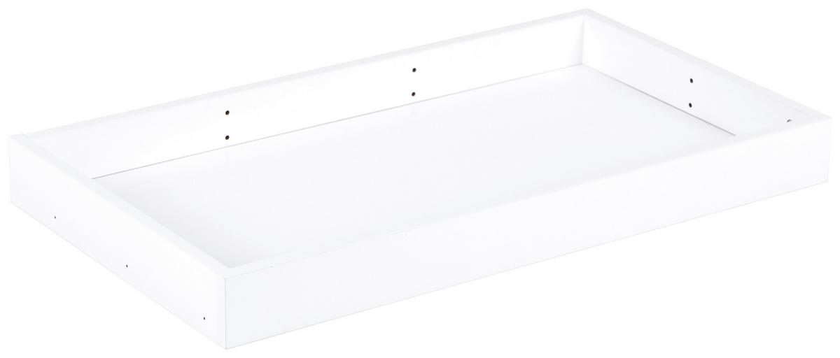 Schublade Unit in Weiss - Weiss, Modern, Holzwerkstoff (87,9/8/53cm) - Based