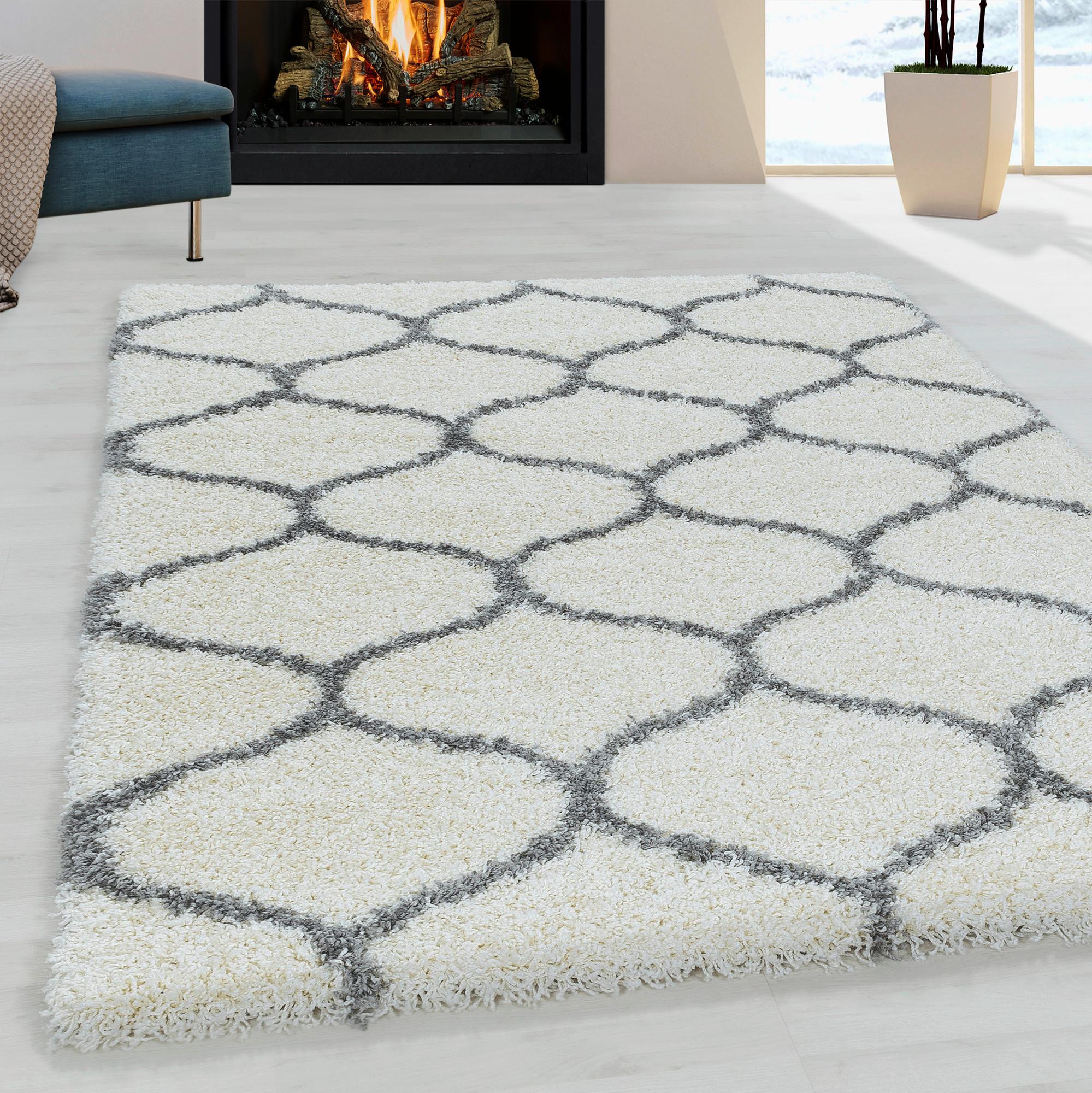 Webteppich Salsa Creme ca. 60x110cm - Creme, Design, Textil (60/110cm)