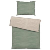 Kétoldalas Ágyneműhuzat Matthias - bézs/zöld, Modern, textil (140/200cm) - Modern Living