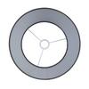 ABAT-JOUR EMIL - gris/blanc, MODERN, métal/textile (35/35/20cm) - Mömax