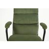 SNURRSTOL MANHATTAN 2 - grön/svart, Modern, metall/trä (58/102-112/64,5cm) - Mömax
