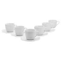 Kavni Servis Square, 12-Delni - bela, Basics, keramika - Creatable