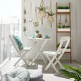 Set Za Balkon Stacy - bela, les (58/73/58cm) - MÖMAX modern living