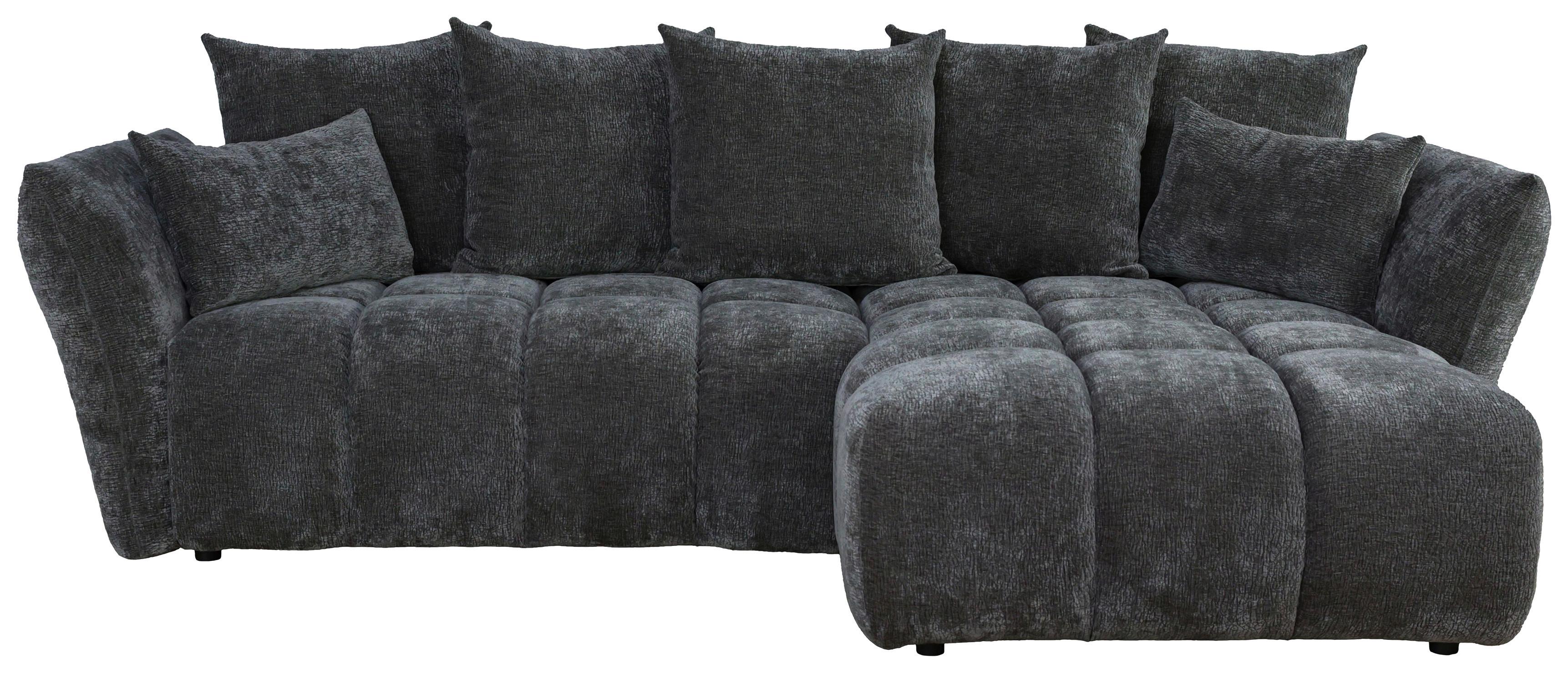 Kutna Garnitura Cammellio - boje grafita/crna, Moderno, tekstil (296/189cm) - Mömax