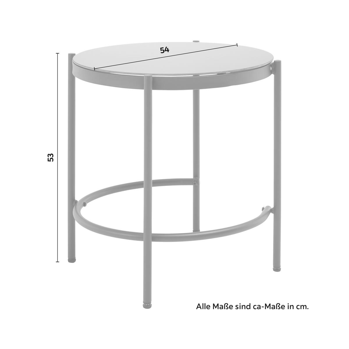 Loungegarnitur Zophia Grau Outdoorstoff/Metall/Glas - Dunkelgrau/Schwarz, MODERN, Glas/Kunststoff (150/68/70cm) - Bessagi Garden