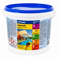Kombinált Vízkezelő Tabletta 15db/csomag 3kg Aquamulti - sárga/narancs, műanyag (3kg)