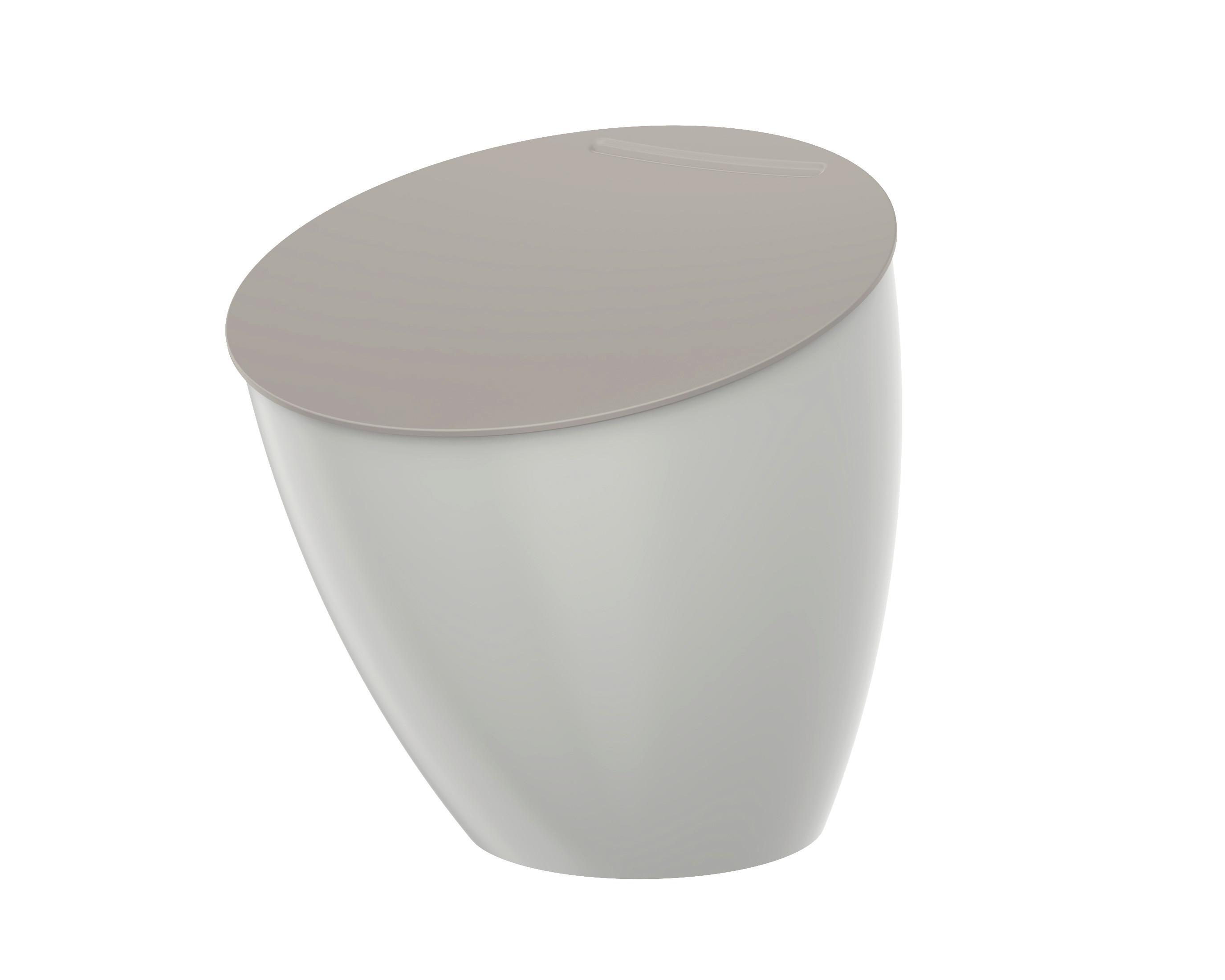 SORTOWNIK ODPADÓW 108550032500 - biały, Konventionell, tworzywo sztuczne (17,5/17,5/18,4cm) - Mepal