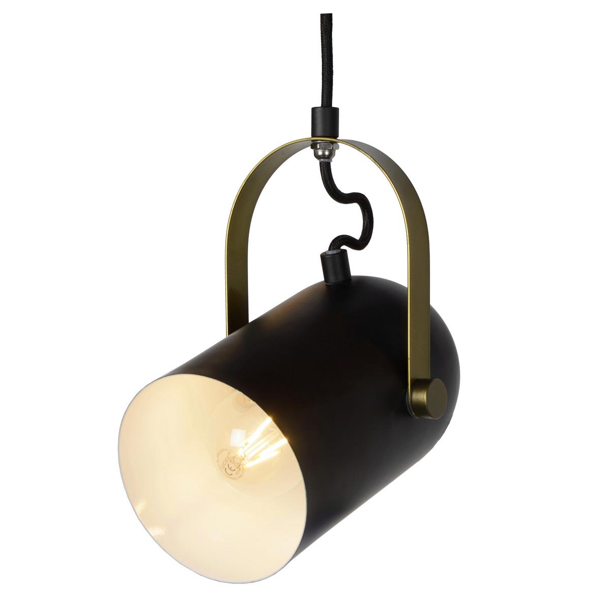 LAMPA WISZĄCA 45466/05/30 SWAPP - czarny, Design, metal (350/12/200cm) - Lucide