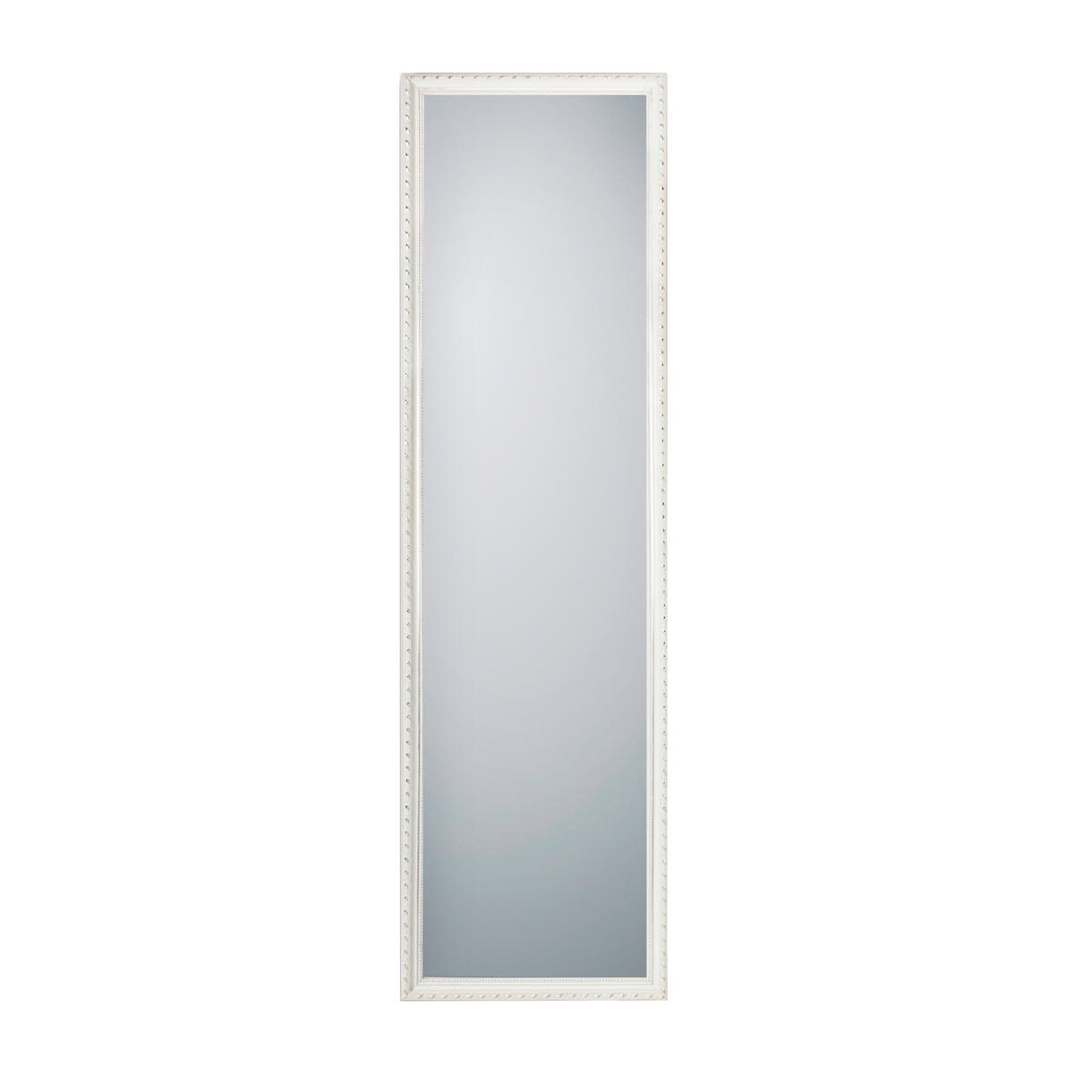 Zidno Ogledalo Loreley - bijela, Lifestyle, staklo/drvo (35/125cm) - Modern Living