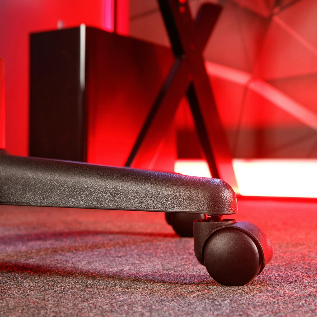 Gamingsessel Saturn ca. 57,5x 107,5x44 cm Schwarz - Goldfarben/Schwarz, MODERN, Textil (57,5/107,5/44cm) - X Rocker