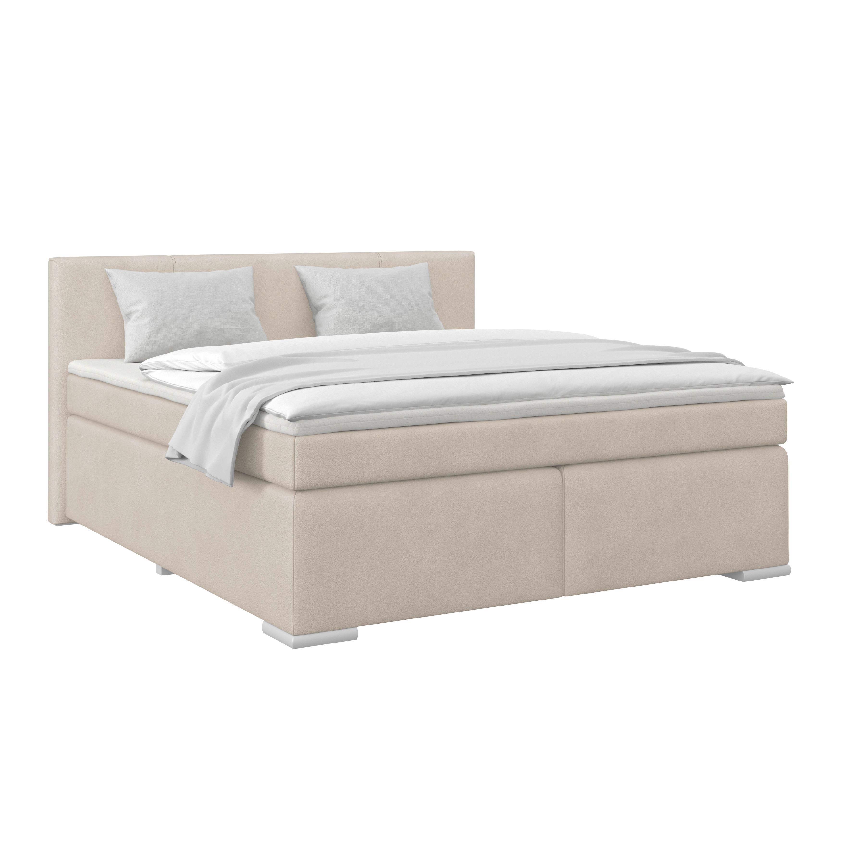 PAT BOXSPRING MIRA 1 - crem, Basics, plastic/metal (180/200cm)