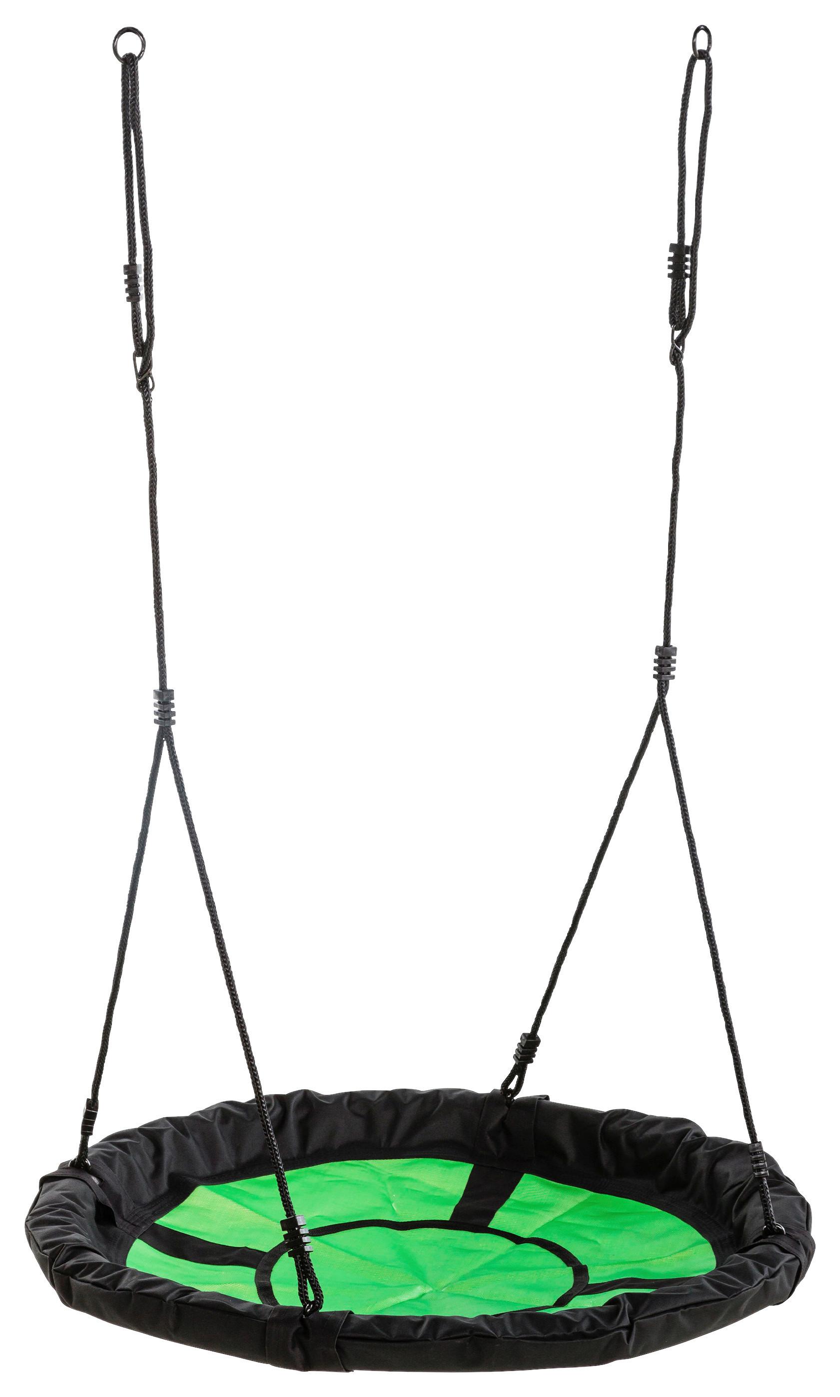 Nestschaukel Grün - Grün, KONVENTIONELL, Textil/Metall (98/6/98cm) - Ambia Garden