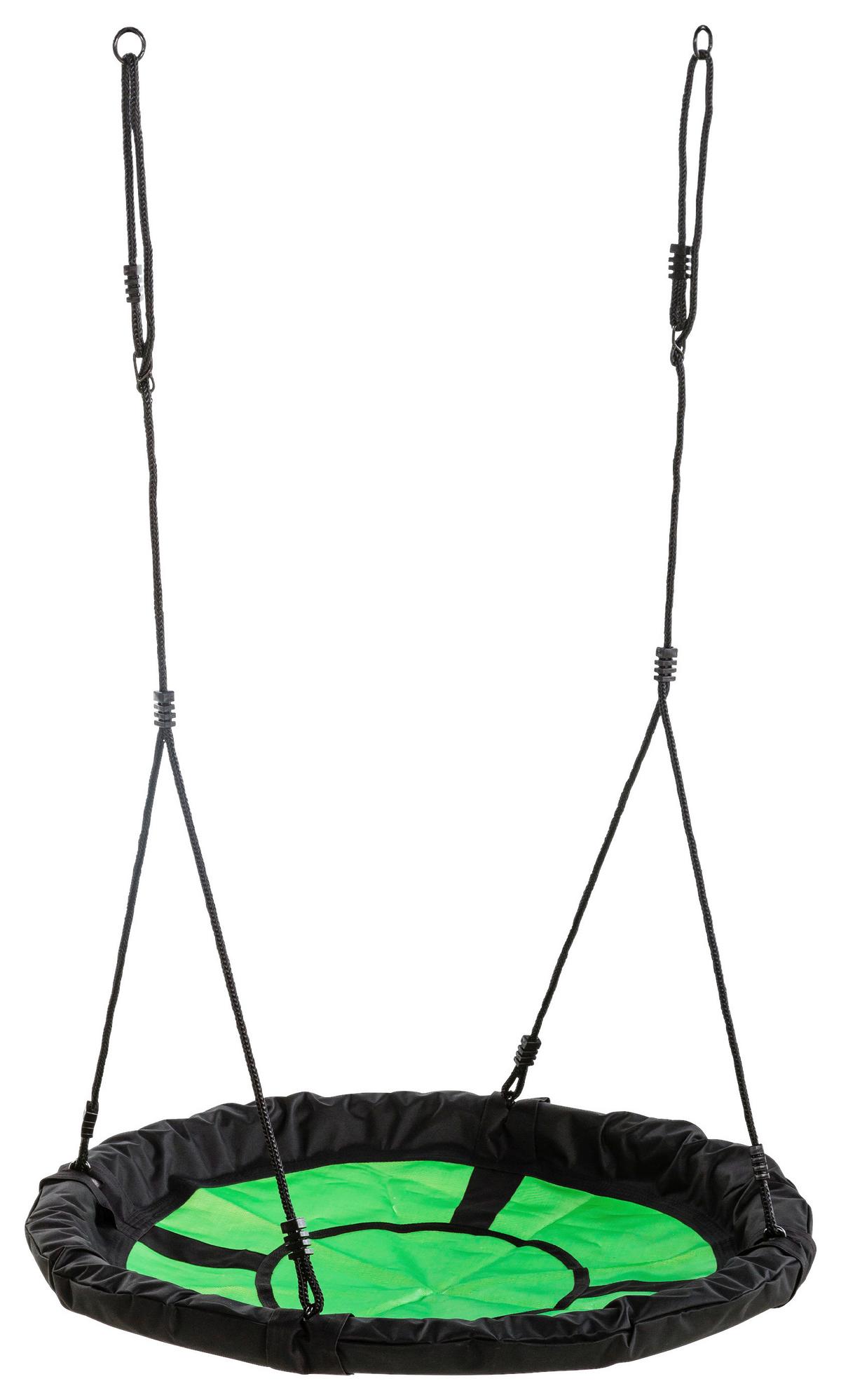 Nestschaukel Grün - Grün, KONVENTIONELL, Textil/Metall (98/6/98cm) - Ambia Garden