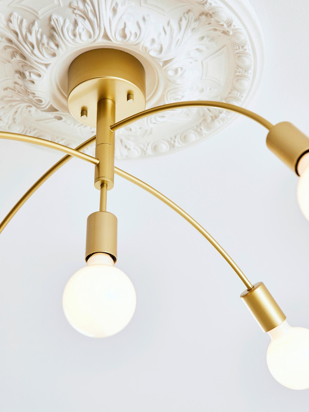 Deckenleuchte Cygnus max. 40 Watt - Goldfarben, Basics (70/70/34,5cm) - Markslöjd