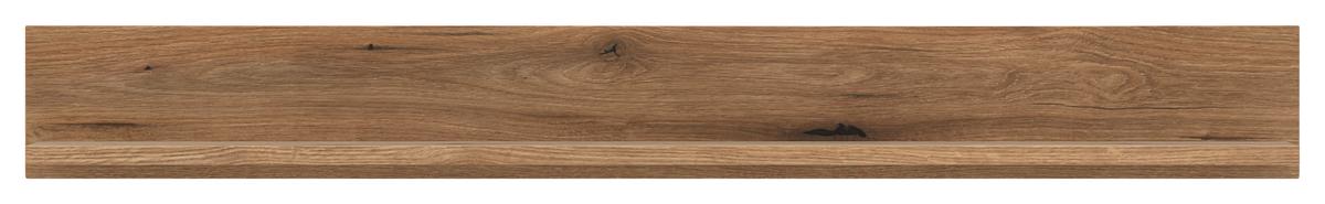 Poliță de perete CUT OUT - culoare lemn stejar, Modern, material pe bază de lemn (150/18/20cm) - Premium Living