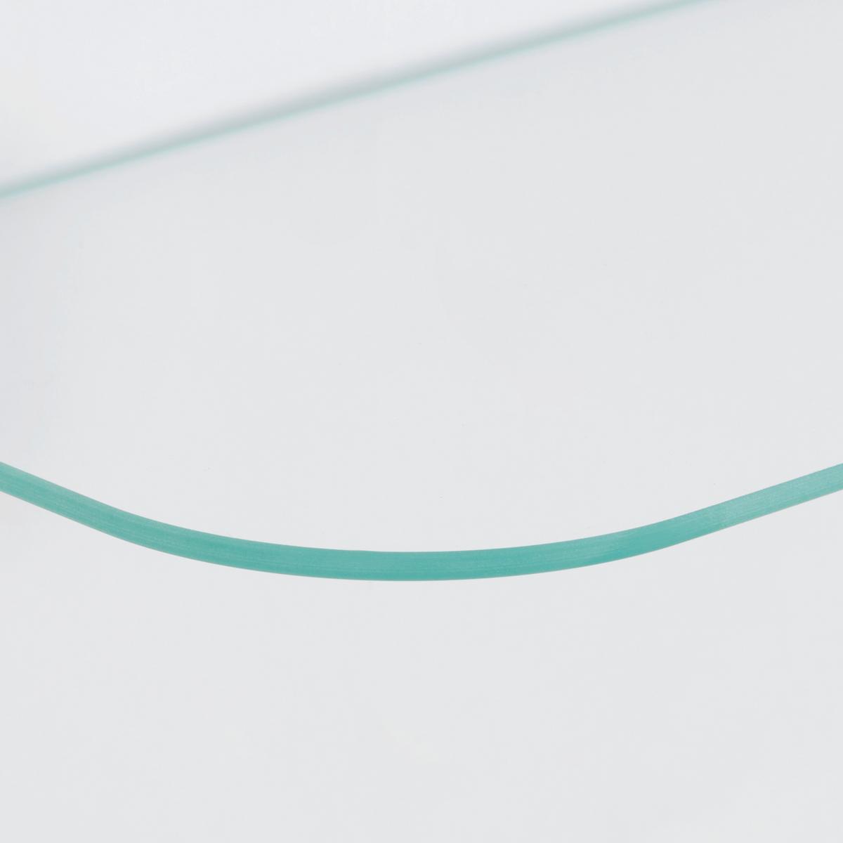 Stenska Polica Gerundet, Kaljeno Steklo, Prozorna, 60cm - prozorno, steklo (60/0,4/15cm) - Mömax