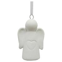 Függődísz Sweety - fehér, Konventionell, textil/kerámia (4,2cm) - Modern Living