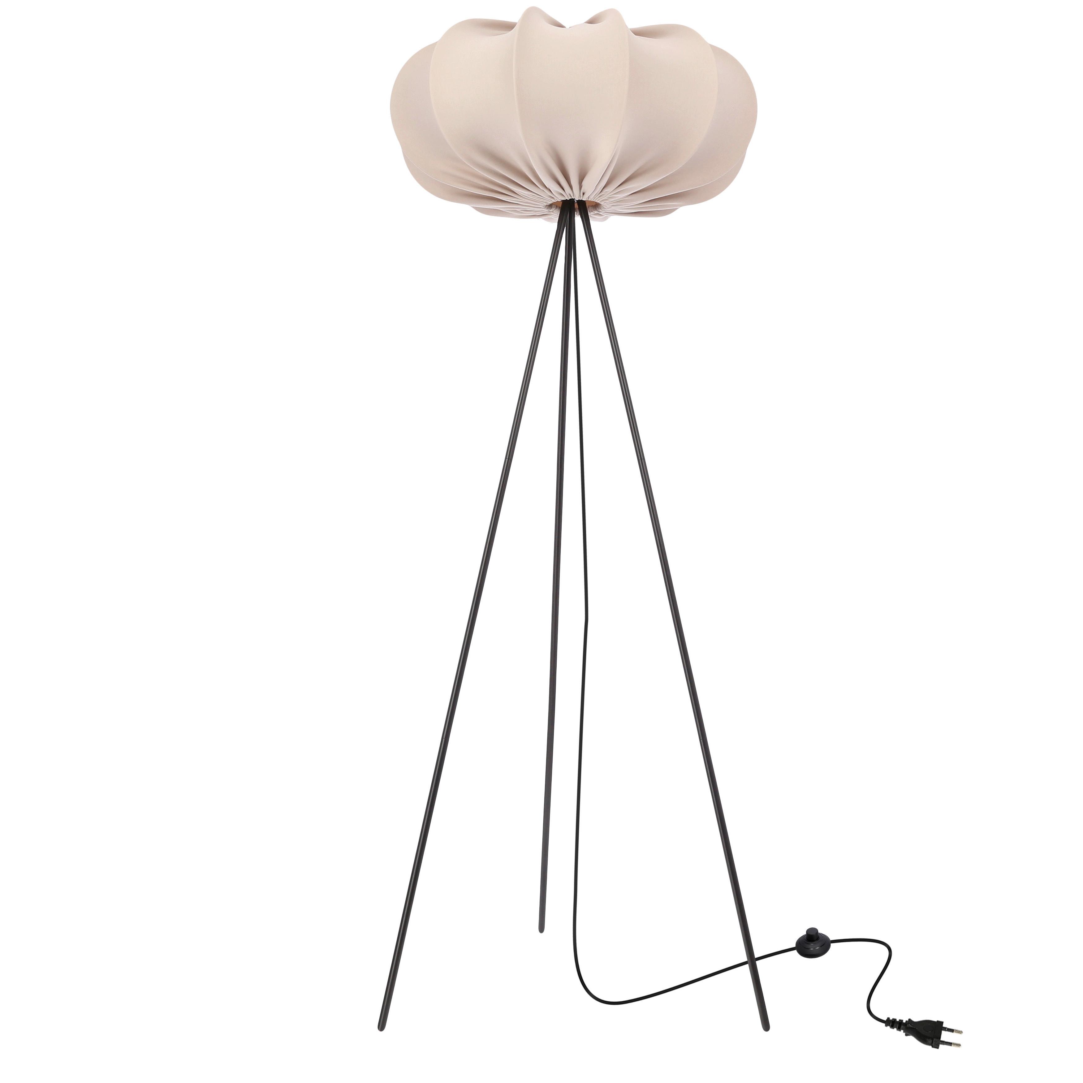 Podna Svjetiljka Caffe - svijetlo smeđa/crna, Konvencionalno, metal/plastika (147/0/0cm)