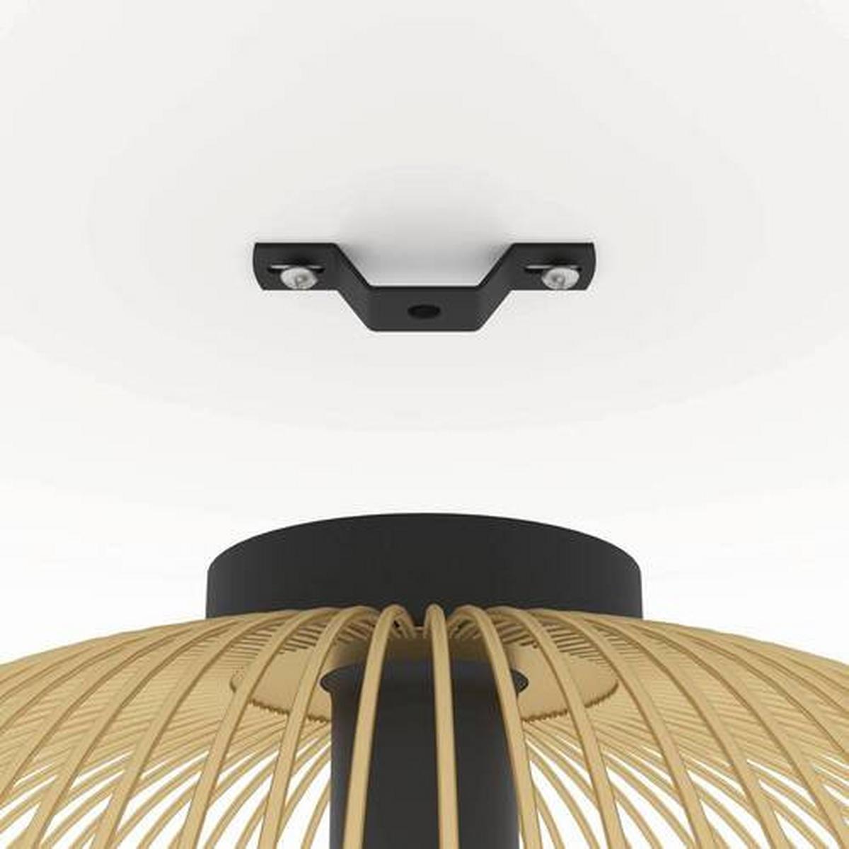 LAMPA SUFITOWA 900165* VENEZUELA - czarny/kolor złoty, Trend, metal (38,5/25cm) - Eglo