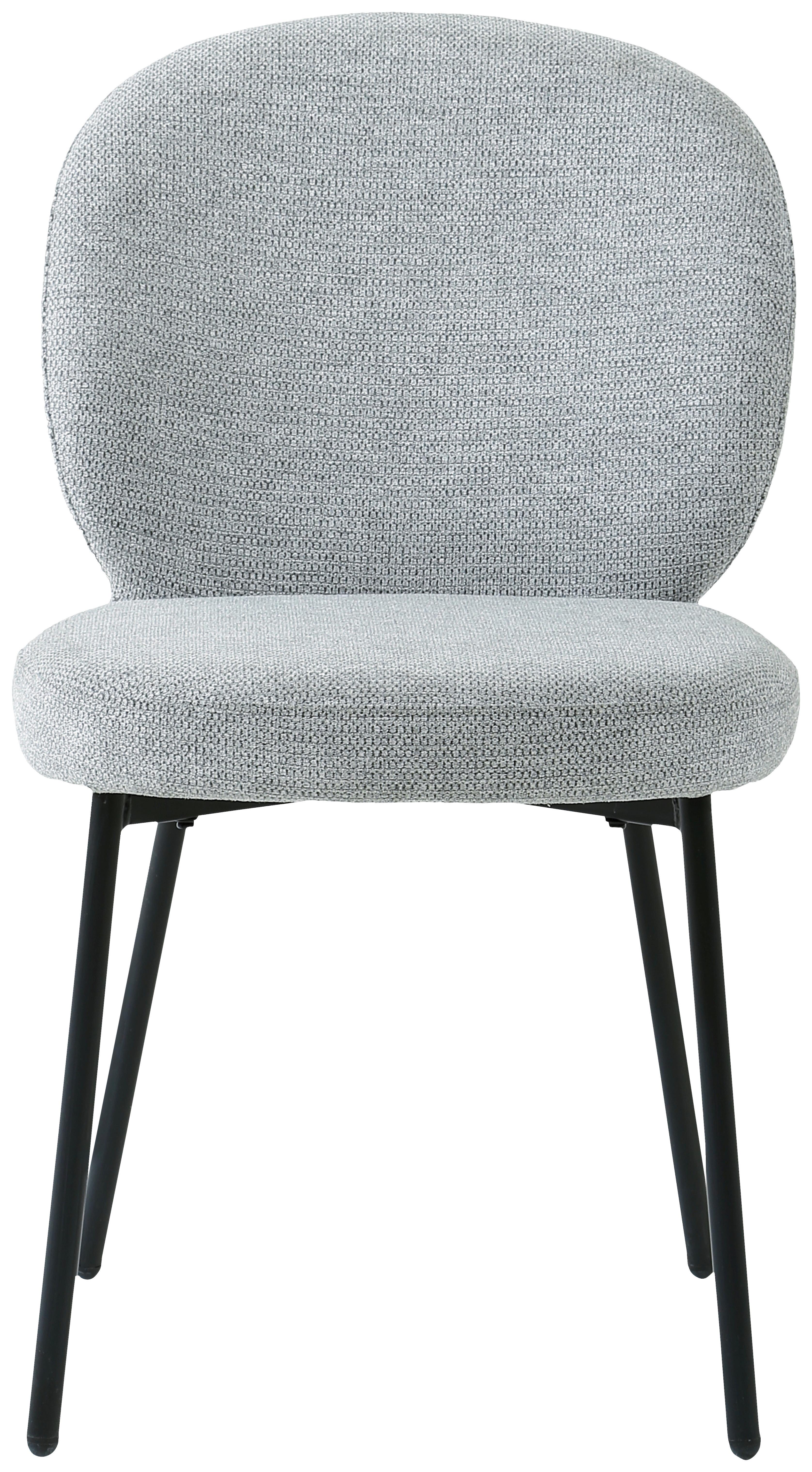 KRZESŁO DANIELE  -EXKLUSIV- - czarny/szary, Design, metal/drewno (49/86/64cm) - Ambia Home