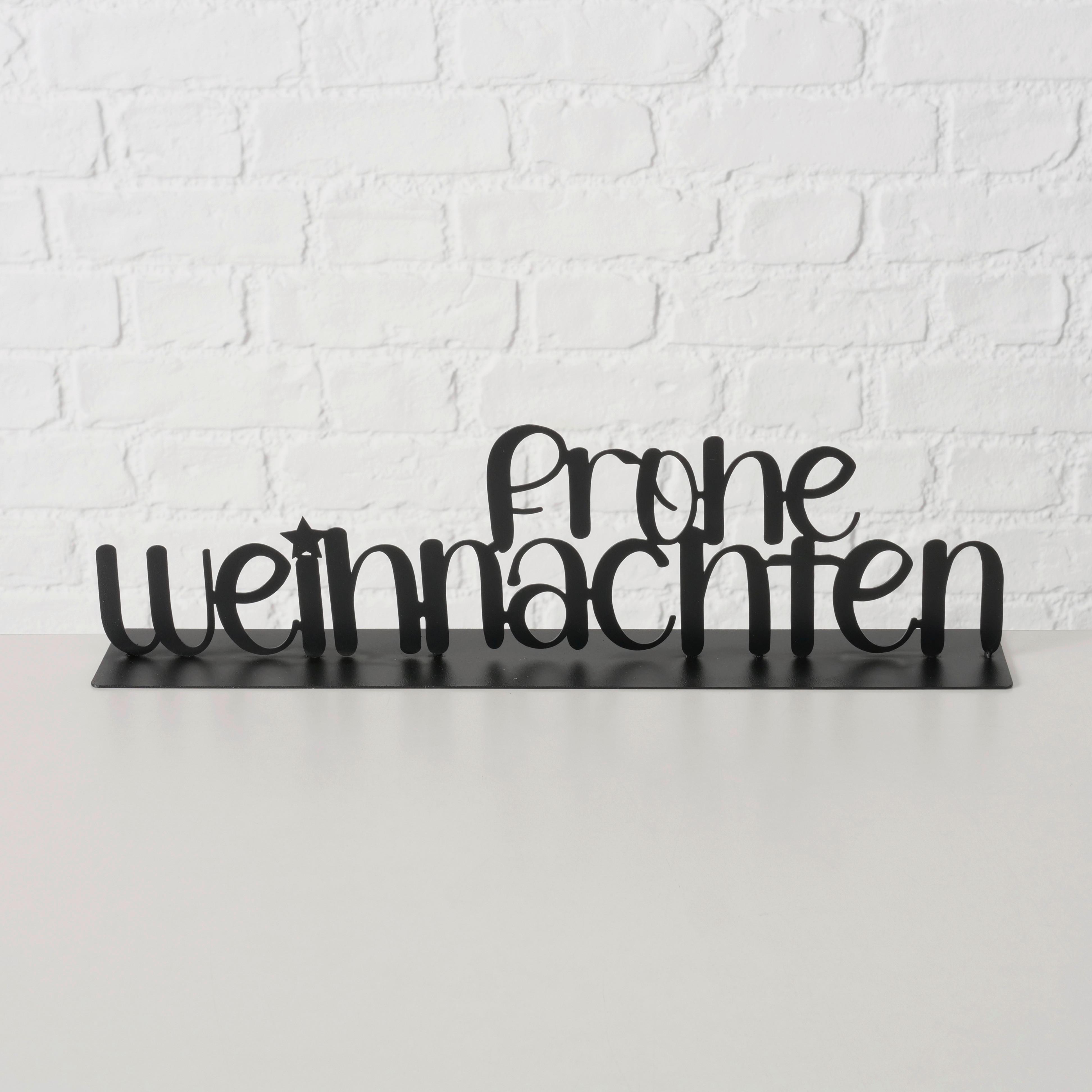 NAPIS DEKORACYJNY FRODO I -PAZ- - czarny, Konventionell, metal (38/10,5/6cm) - Modern Living