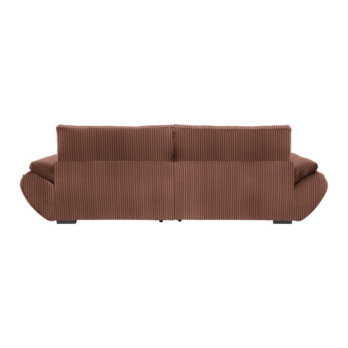 Wohnlandschaft Vivo Karamell - Karamell/Schwarz, MODERN, Kunststoff/Textil (317/63/179cm) - Based