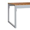 LOUNGEGRUPP ARIELLA - ljusgrå/akaciefärgad, Modern, metall/trä (160/88/65cm) - Bessagi Garden