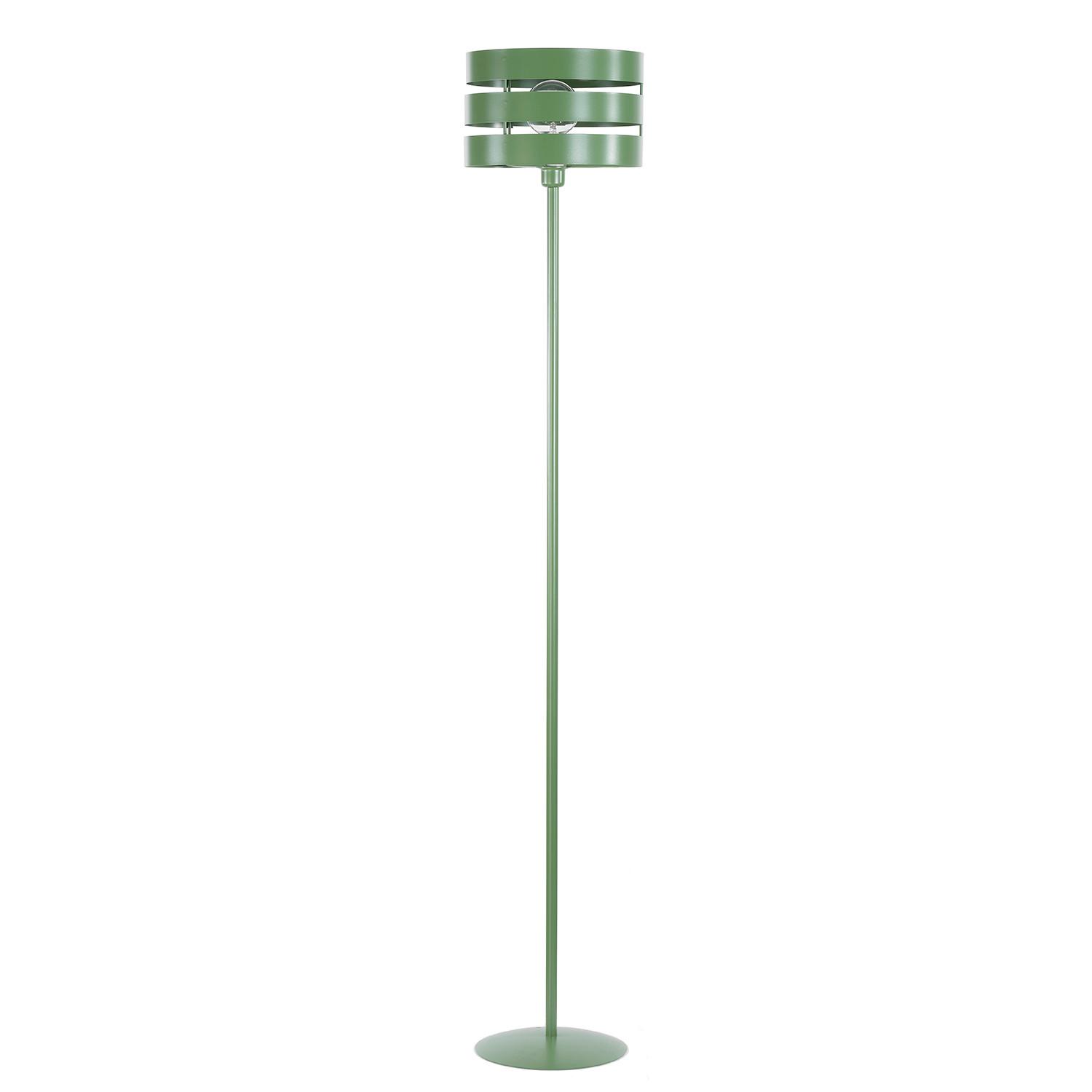Stehleuchte Ulisse verde Grün max. 22 Watt - Grün, Design, Metall (30/170cm)