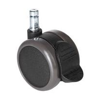 Set Kolesc Za Vrtljivi Stol Rolo Stop, Črna, 5-Delni - črna, Basics, kovina/umetna masa (5/7/6,5cm) - MID.YOU