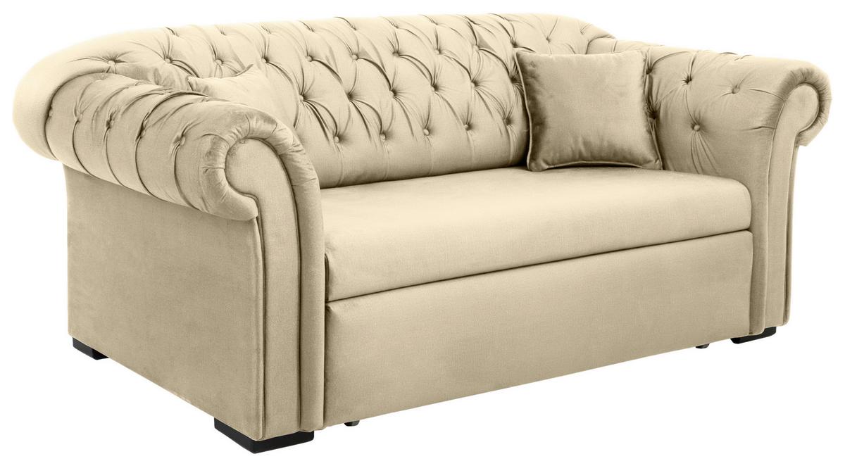 CANAPEA EXTENSIBILĂ CUPIDO - bej, Design, textil (213/86/99cm) - Mömax