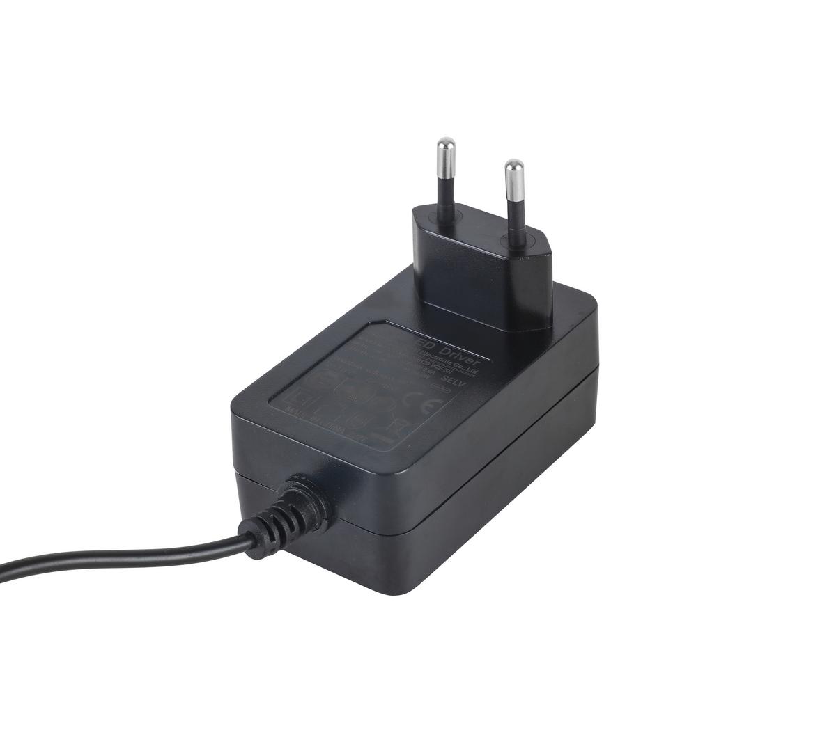 Lampă de birou cu LED Teodoro - negru, Modern, plastic (12/39/42cm) - Premium Living