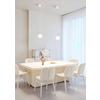 LAMPSOCKEL LORI - vit, Klassisk, plast (7/7/140cm) - Mömax