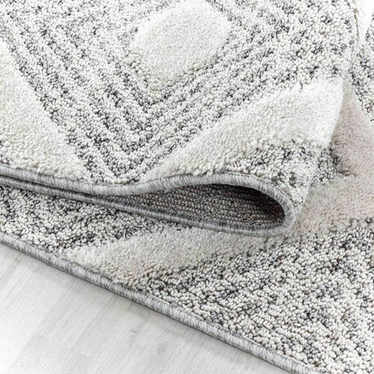 Webteppich Pisa Grau ca. 200x290cm - Grau, KONVENTIONELL, Textil (200/290cm)