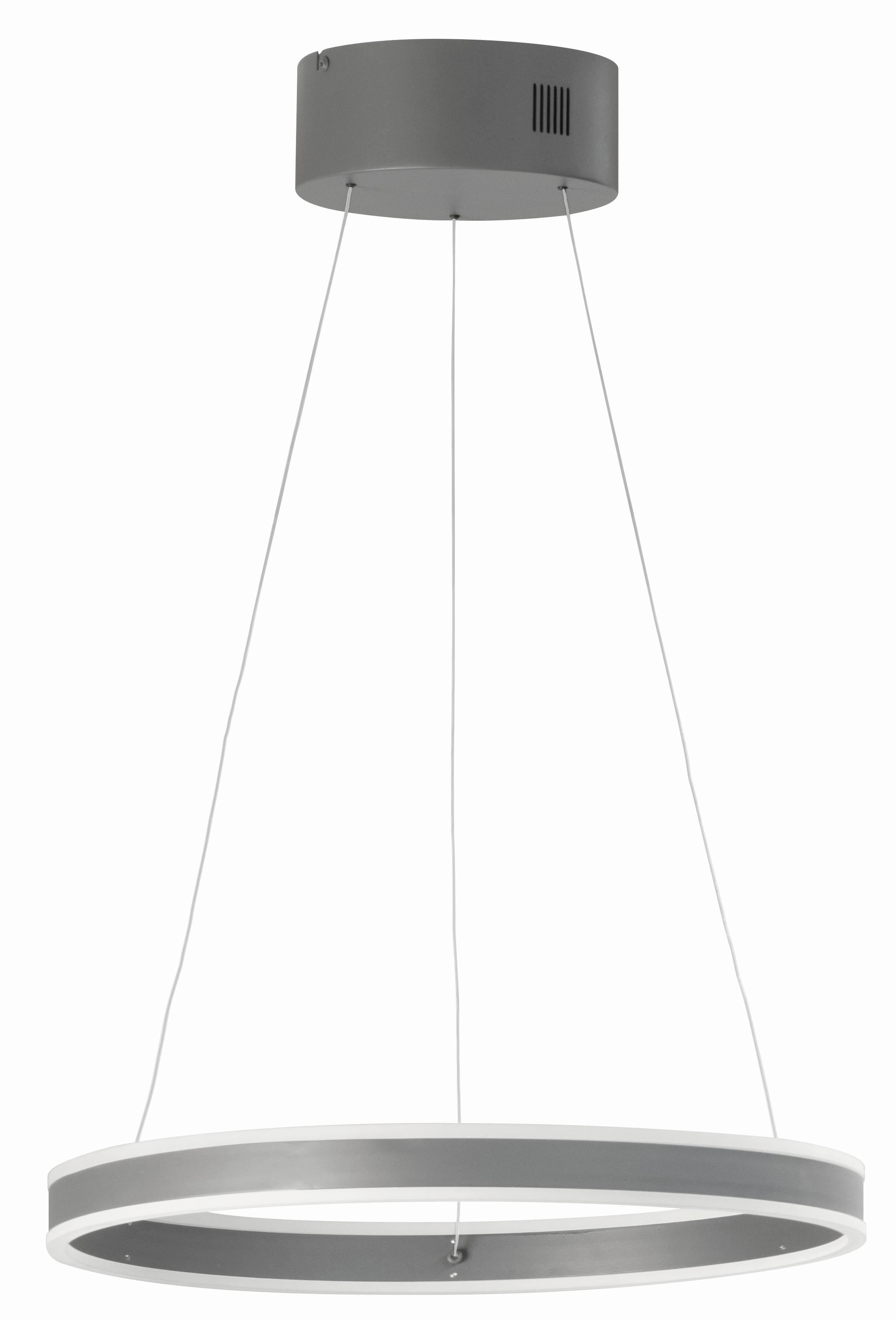 LAMPA WISZĄCA LED 61202 SILVIO - szary, Design, metal (50/70-180cm) - Fischer & Honsel