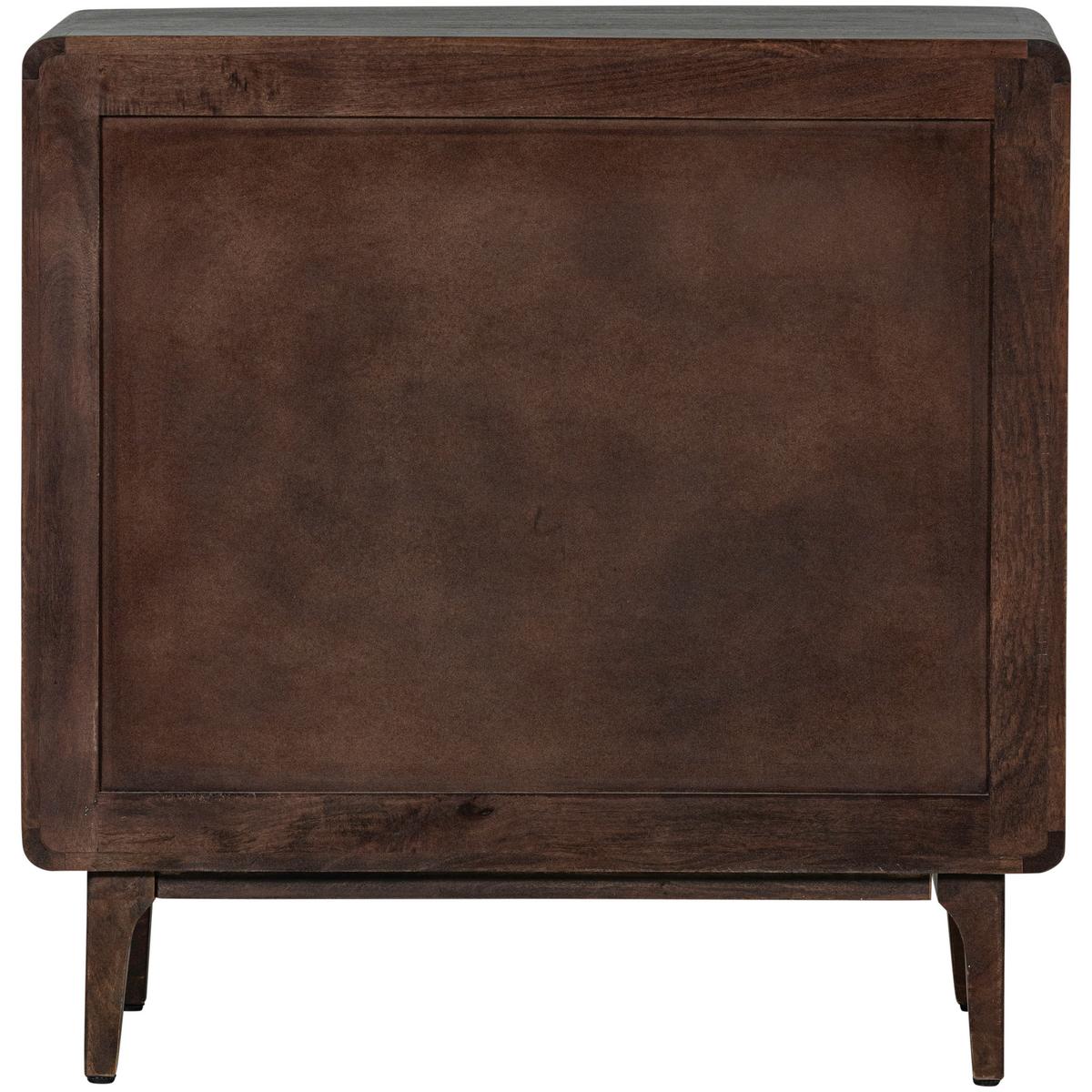 Kommode Liya Mangoholz - Dunkelbraun, Design, Holz (90/90/50cm) - Livetastic
