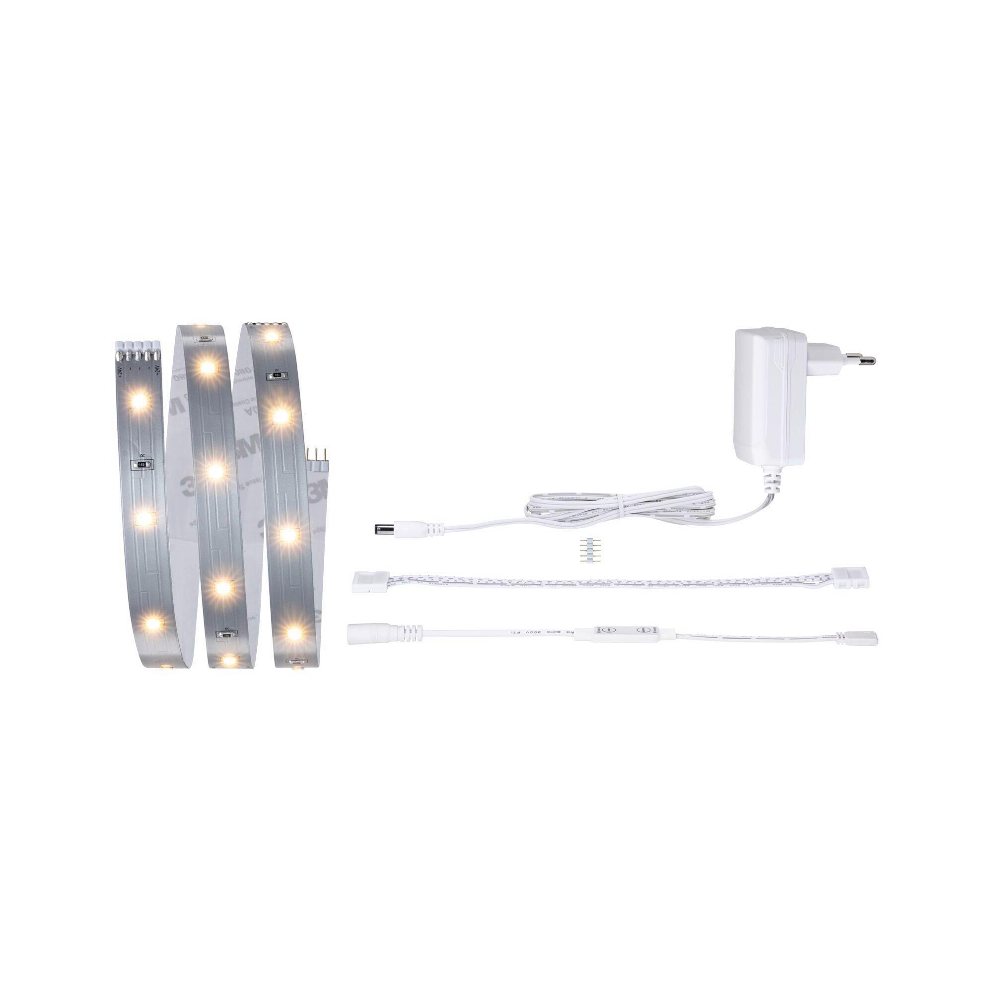 LED-Strip MaxLED 250 Comfort Set max. 4 Watt - Silberfarben, Basics, Kunststoff (100cm) - Paulmann