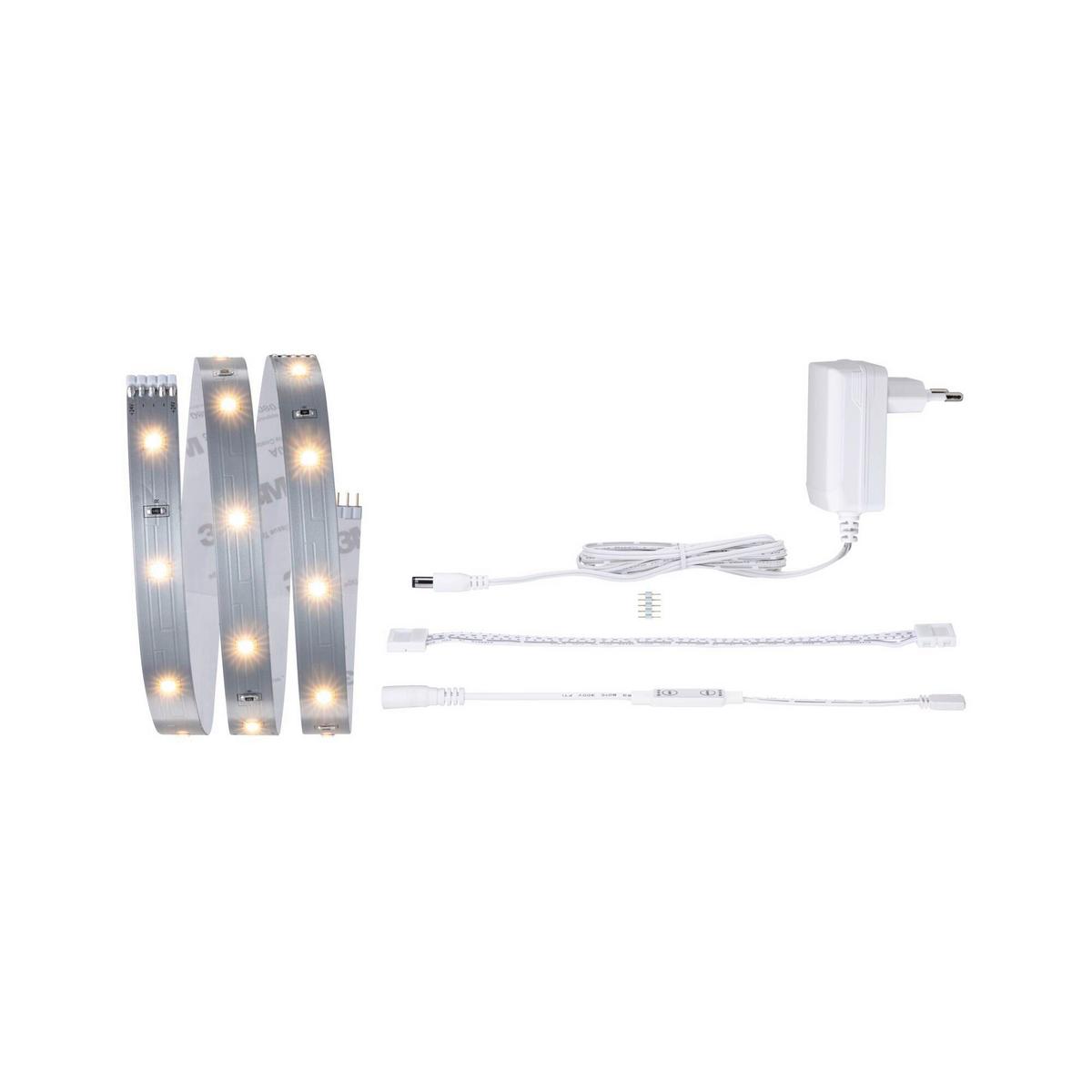 LED-Strip MaxLED 250 Comfort Set max. 4 Watt - Silberfarben, Basics, Kunststoff (100cm) - Paulmann