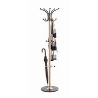 Kleiderständer Mucki in Schwarz/Eichefarben - Eichefarben/Schwarz, MODERN, Stein/Metall (39/171cm) - Mömax