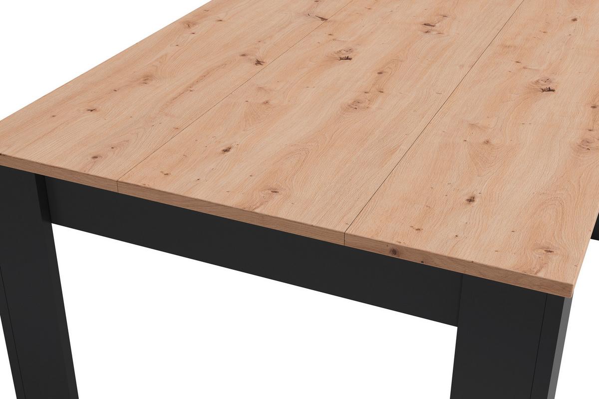 ESSTISCH NORI - Anthrazit/Eiche Artisan, MODERN, Holzwerkstoff (160/90/75cm) - MID.YOU